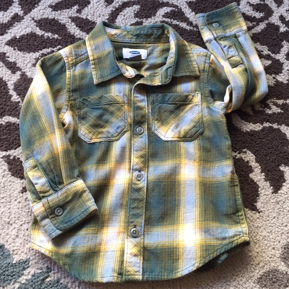 Boys Plaid button-up (2 for $7)